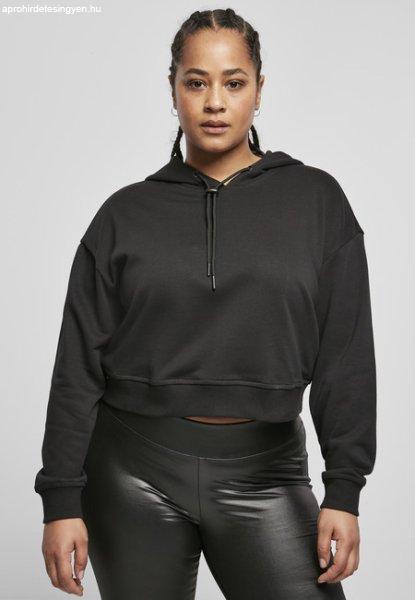 Urban Classics Ladies Short Terry Hoody black