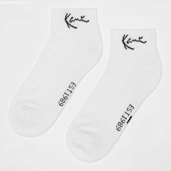 Karl Kani Signature Ankle Socks 3-Pack white