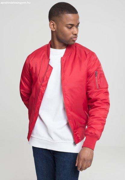 Urban Classics Basic Bomber Jacket fire red