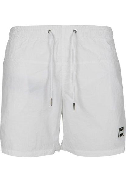 Urban Classics Block Swim Shorts white