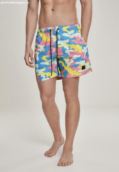 Urban Classics Camo Swim Shorts happy camo