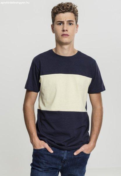 Urban Classics Contrast Panel Tee nvy/powderyellow