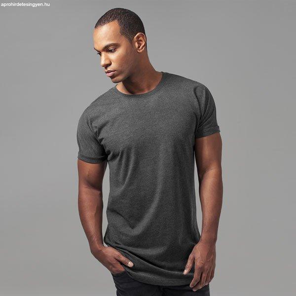 Urban Classics Long Shaped Turnup Tee charcoal