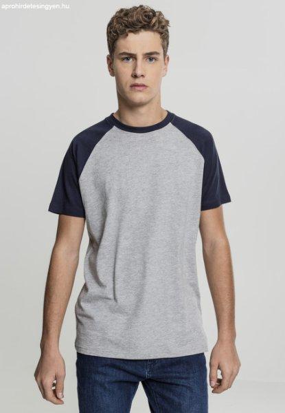 Urban Classics Raglan Contrast Tee grey/navy