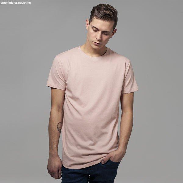 Férfi póló Urban Classics Shaped Long Tee light rose