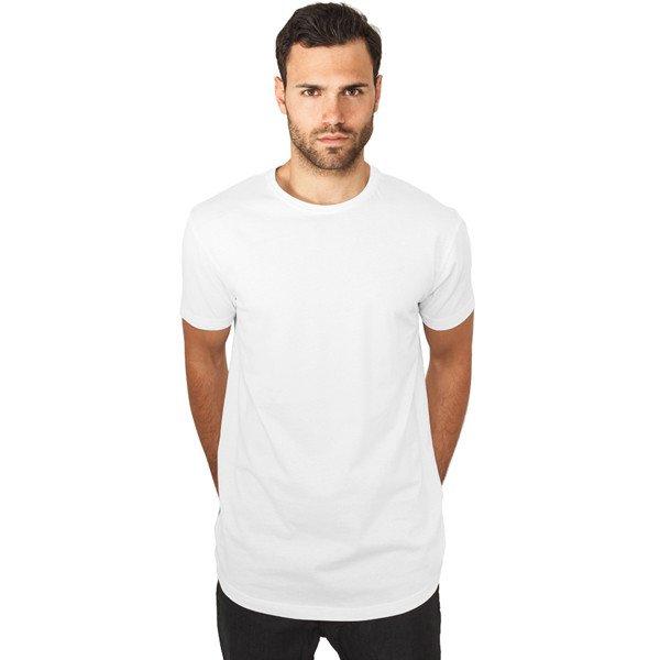 Férfi póló Urban Classics Shaped Long Tee white