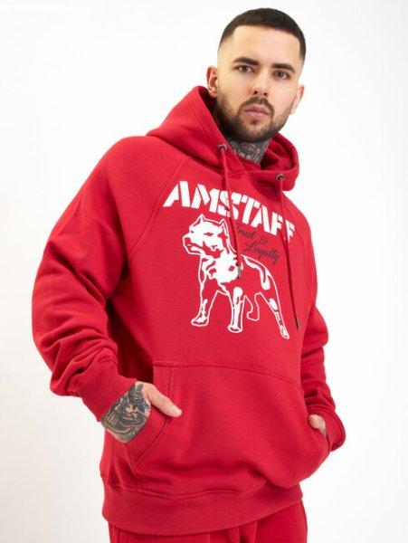 Amstaff Logo 2.0 Hoodie Red