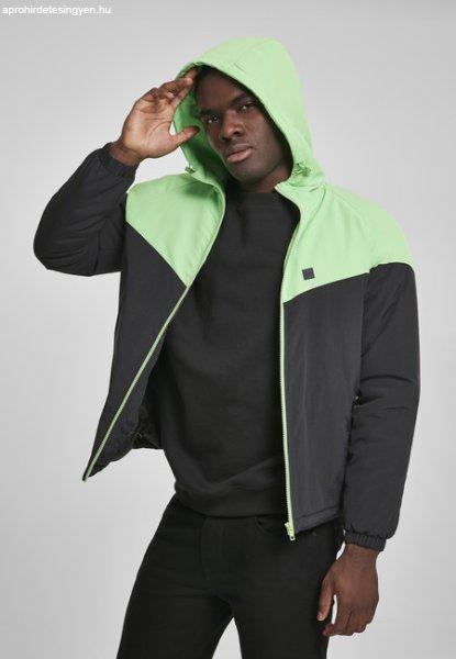 Urban Classics 2-Tone Padded Windrunner black/neon green