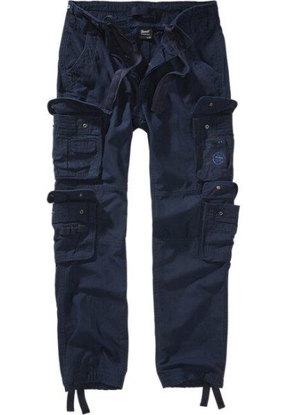 Brandit Pure Slim Fit Trouser navy