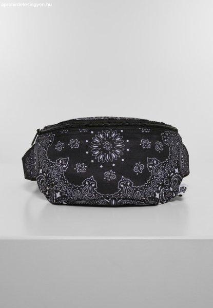 Urban Classics Bandana Print Hip Bag black