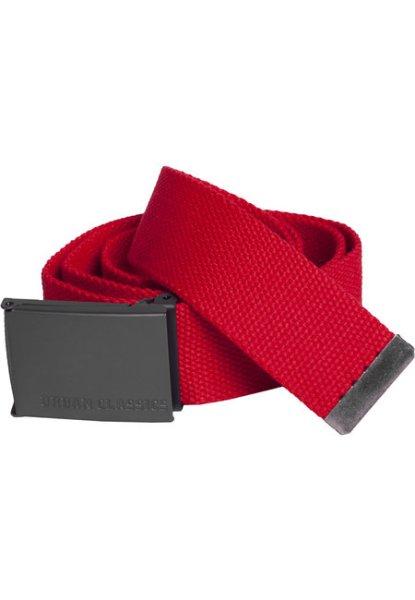 Urban Classics Canvas Belts red