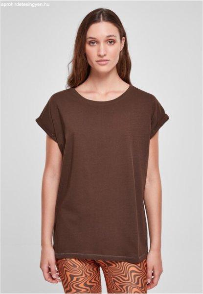 Urban Classics Ladies Extended Shoulder Tee brown