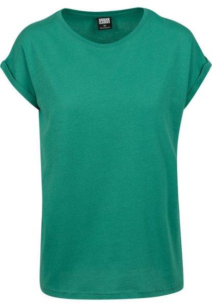 Urban Classics Ladies Extended Shoulder Tee fresh green