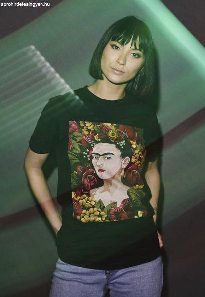 Mr. Tee Ladies Frida Kahlo Portrait Tee black