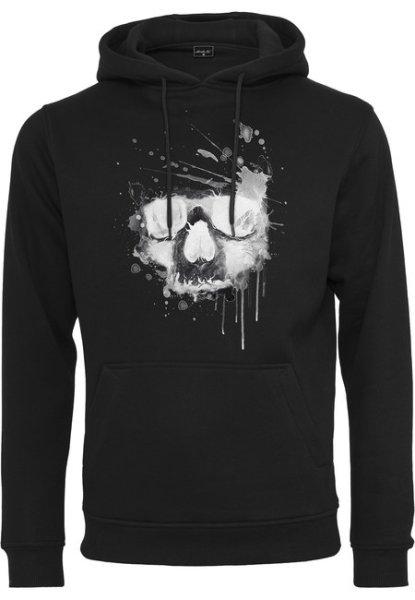 Mr. Tee Waterpaint Skull Hoody black