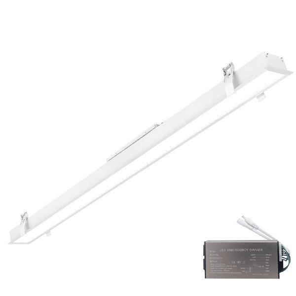 ELMARK LED PROFIL SÜLLYESZTETT SZERELÉSŰ 1500mm 50W 3000K FEHÉR + EMERGENCY
KIT