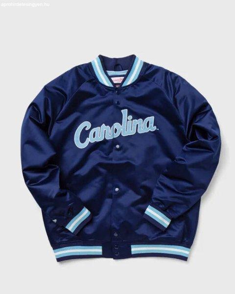 Mitchell & Ness University Of North Carolina Lightweight Satin Jacket navy