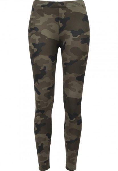 Urban Classics Ladies Camo Leggings wood camo