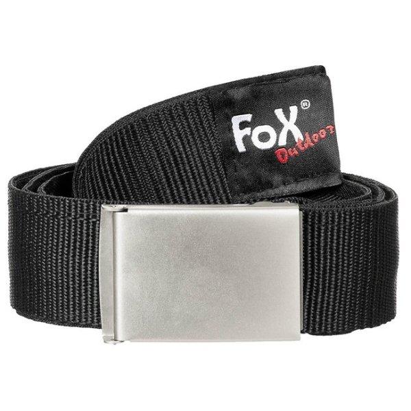 Fox Outdoor Öv belső rekesszel, fekete, kb. 4 cm-es