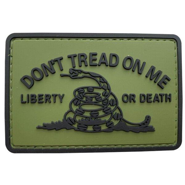 WARAGOD Don't Tread on me PVC rátét, zöld