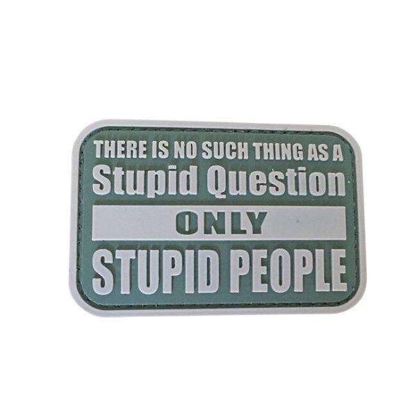 WARAGOD Stupid Questions PVC rátét