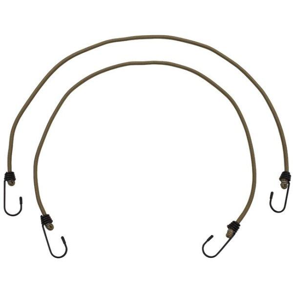 MFH Expander, 75 cm, horgokkal, 6 mm, prérifarkasbarna, 2 csomagban