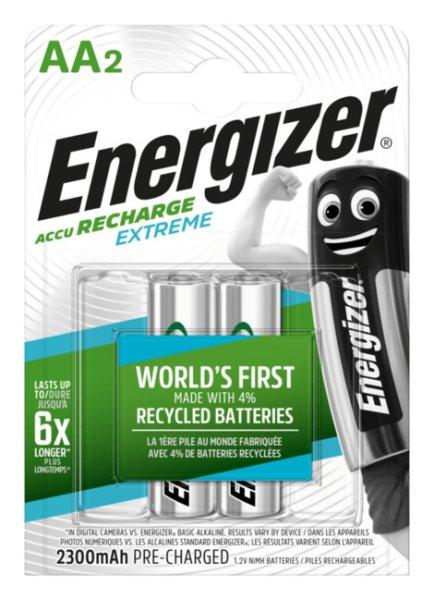 Energizer újratölthető elem HR6 Extreme AA 2300 FSB2, 2db