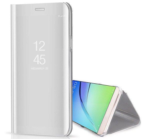 Tok álló (aktív FLIP, oldalra nyíló, asztali tartó, tükrös) EZÜST
Samsung Galaxy S8 (SM-G950)