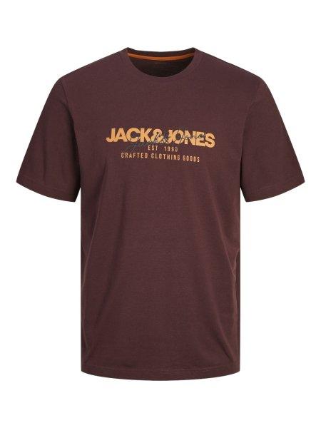 Jack&Jones PLUS Férfi póló JJALVIS Standard Fit 12259834 Vineyard
Wine 3XL
