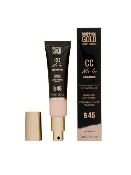 Dripping Gold Könnyű hidratáló smink és CC krém
SPF 45 Me In (CC Foundation) 32 ml 00 Vanilla