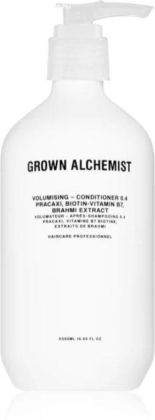 Grown Alchemist Volumennövelő kondicionáló Pracaxi,
Biotin-Vitamin B7, Brahmi Extract (Volumising Conditioner) 500 ml