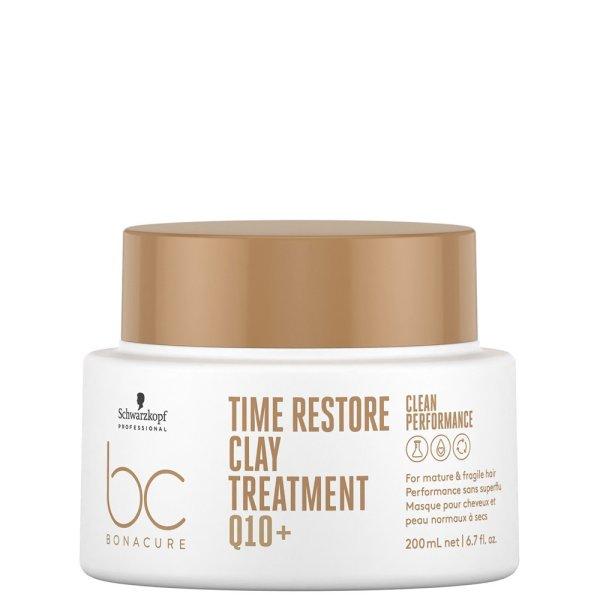 Schwarzkopf Professional Agyagos maszk érett hajra Time Restore (Clay
Treatment) 500 ml