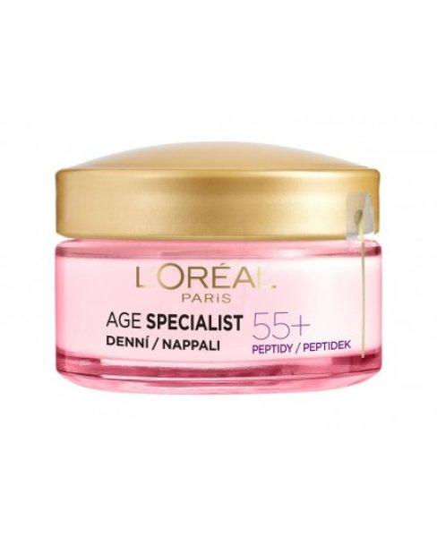 L´Oréal Paris Világosító ránctalanító
ápolás Age Specialist 55+ (Cream) 50 ml