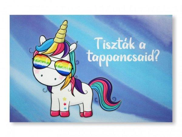 Lábtörlő Tiszták a tappancsaid? Unicornis 60c40 cm