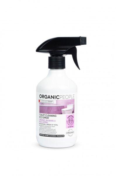 Organic People öko wc tisztító spray bio rebarbarával és vadsóskával 500
ml