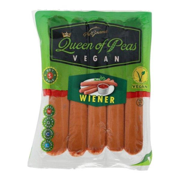 QUEEN OF PEAS VEGÁN WIENER/VIRSLI/GM.50N