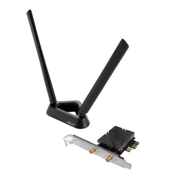 Asus PCE-BE92BT WiFi 7 PCI-E Adapter with 2 external antennas and magnetized
base