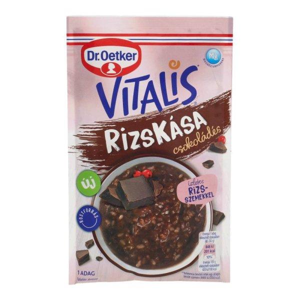 DR.OETKER VITALIS RIZSKÁSA CSOKOLÁDÉ 52G