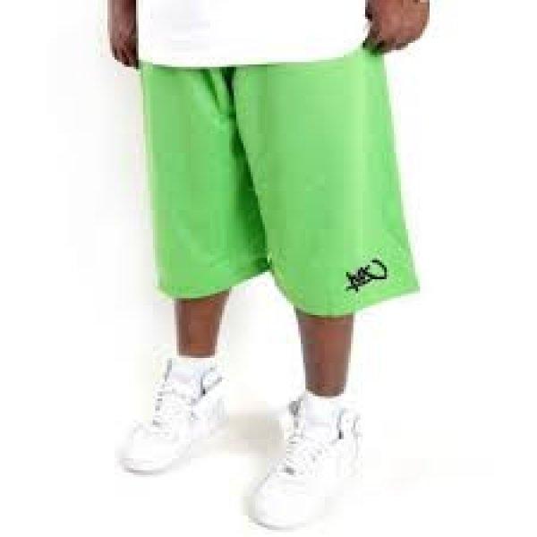 K1X Men's Micro Mesh Park Short Neon Green