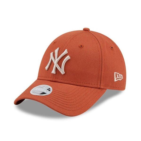 Női Sapka New Era 9Forty MLB Womens League Essential Brown