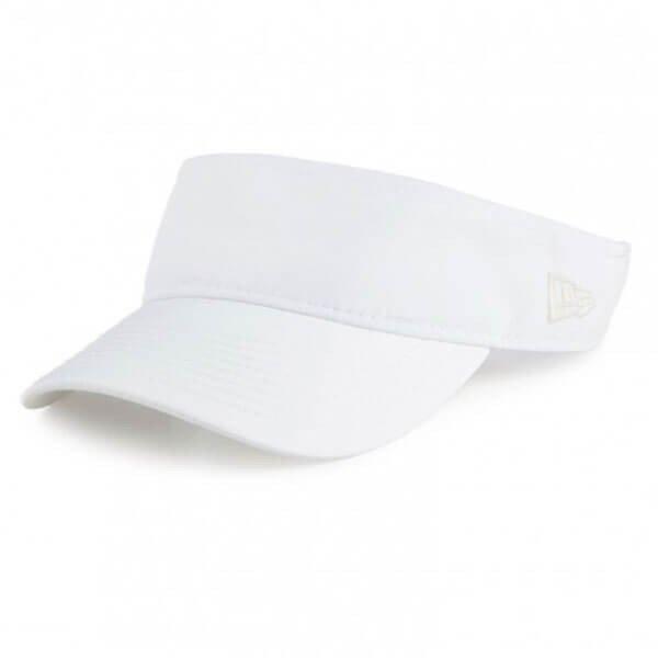 New Era 9Forty Womens Black Sport Visor White