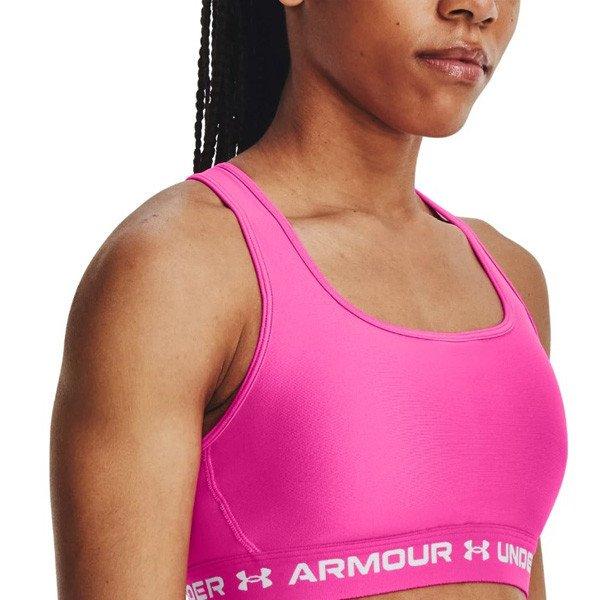 Under Armour UA Crossback Mid Bra-PNK