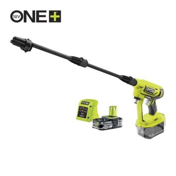 Ryobi 18V One Plus™ magasnyomású mosó 22bar, 1x 2,5Ah akkumulátor, töltő
- RY18PW22A-125