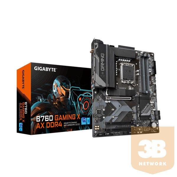 GIGABYTE Alaplap S1700 B760 GAMING X AX DDR4 INTEL Z760, ATX