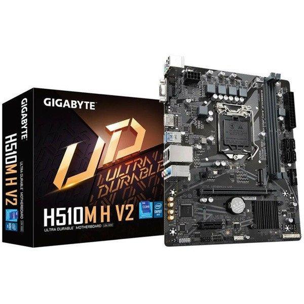 Gigabyte Alaplap - Intel H510M H V2 s1200 (H470, 2xDDR4 2660MHz, 1xGBE LAN,
4xSATA3, M.2, 4xUSB2.0, 2xUSB3.2)