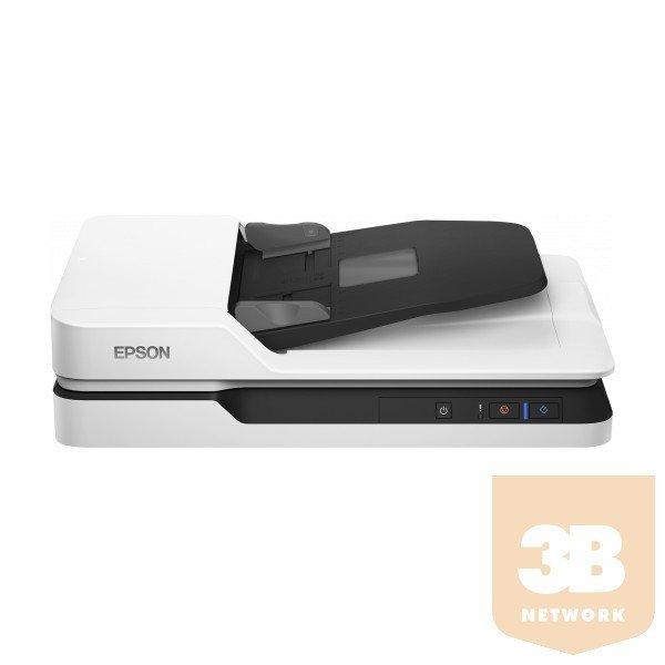 EPSON Docuscanner WorkForce DS-1630, USB/Háló(opcionális), Duplex, ADF, A4 35
lap/perc, 1200 dpi