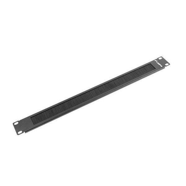 Lanberg AK-1101-B 19" 1U fésűs fekete kábelbevezető panel