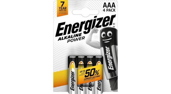 Energizer Alkaline Power Alkáli Tartós Mikro Elem AAA B4