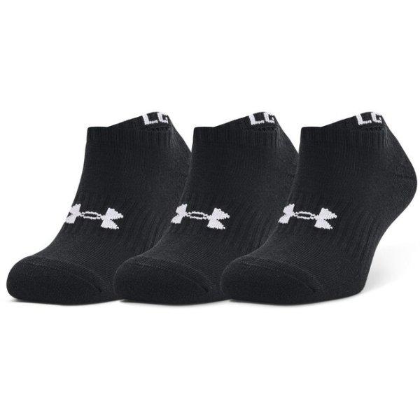 Under Armour UA Core No Show 3Pk-BLK