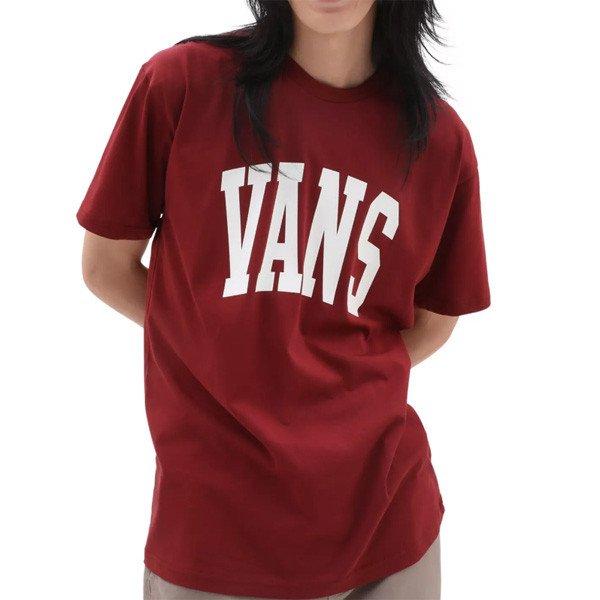 Férfi Pólo Vans VARSITY TYPE SS TEE SYRAH